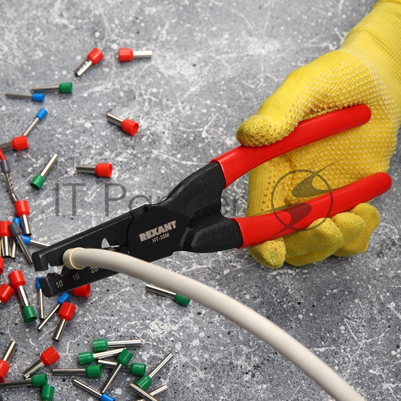 Пресс-клещи REXANT для обжима втулочных наконечников 10-35 мм² (HT-35M)