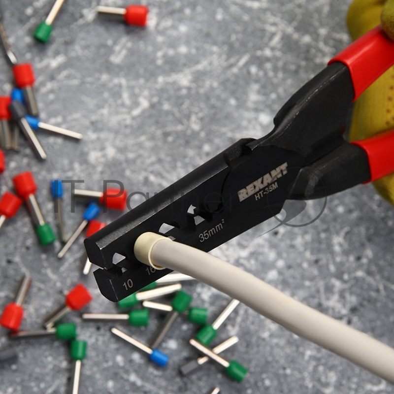 Пресс-клещи REXANT для обжима втулочных наконечников 10-35 мм² (HT-35M)