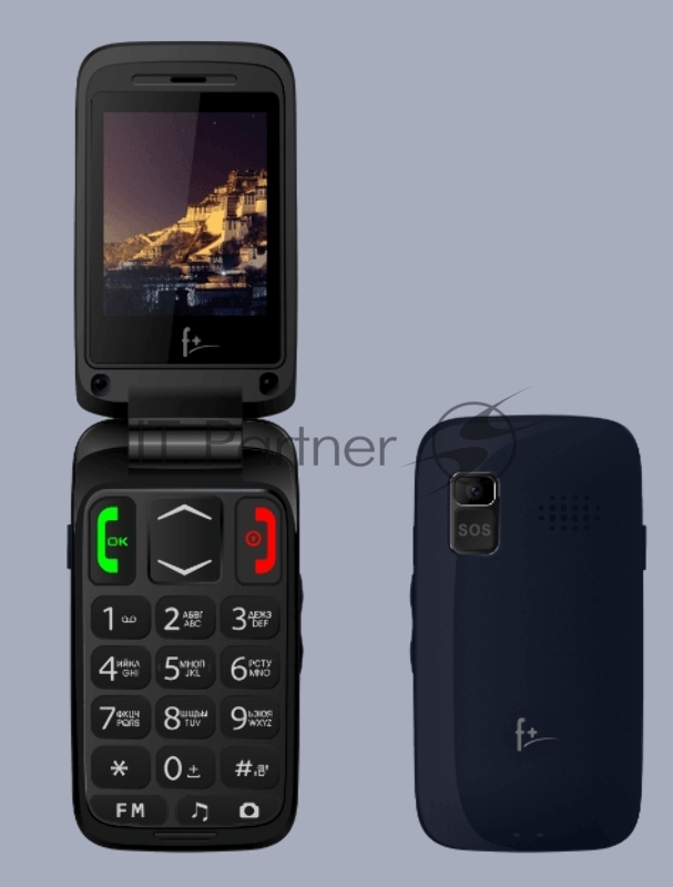 Телефон сотовый F+ Ezzy Trendy 1 Grey, 2.4 240х320, 32MB RAM, up to 16GB flash, 0,3Mpix, 2 Sim, BT v2.1, Micro-USB, 800mAh, 89g, 100,8 ммx53 ммx19,5 мм