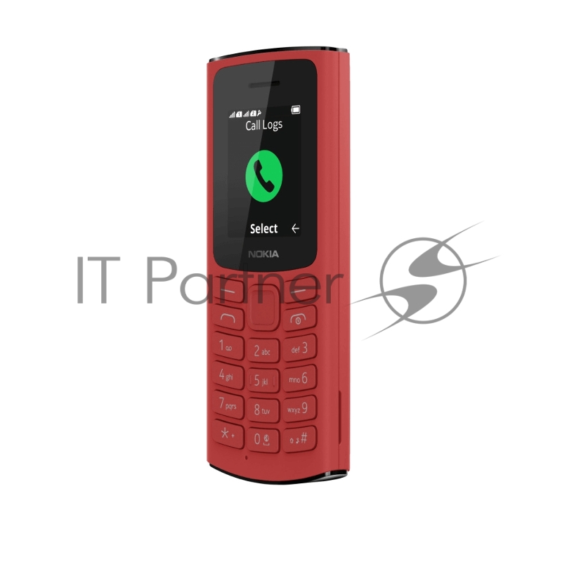 Телефон сотовый Nokia 105 DS TA-1378 4G RED, 1.8, 1 Core, 48 МБ, 128MB, 2 Sim, LTE, Micro-USB, 1020mAh, S30+, 80,2 г, 121 ммx50 ммx14,5 мм