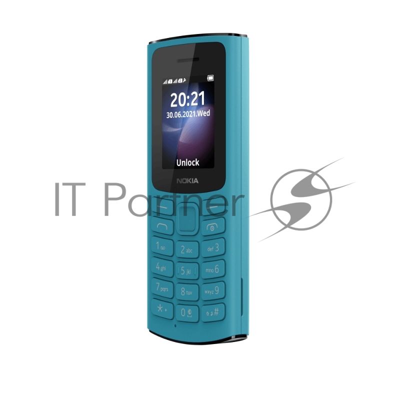 Телефон сотовый Nokia 105 DS TA-1378 4G BLUE, 1.8, 1 Core, 128MB + 48MB (ROM/RAM), 2 Sim, LTE + GSM/GPRS/WCDMA, Micro-USB, 1020mAh, 104,7g, 121x50x14,5
