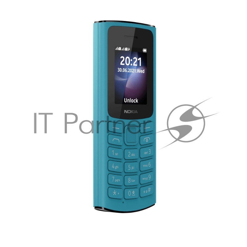 Телефон сотовый Nokia 105 DS TA-1378 4G BLUE, 1.8, 1 Core, 128MB + 48MB (ROM/RAM), 2 Sim, LTE + GSM/GPRS/WCDMA, Micro-USB, 1020mAh, 104,7g, 121x50x14,5