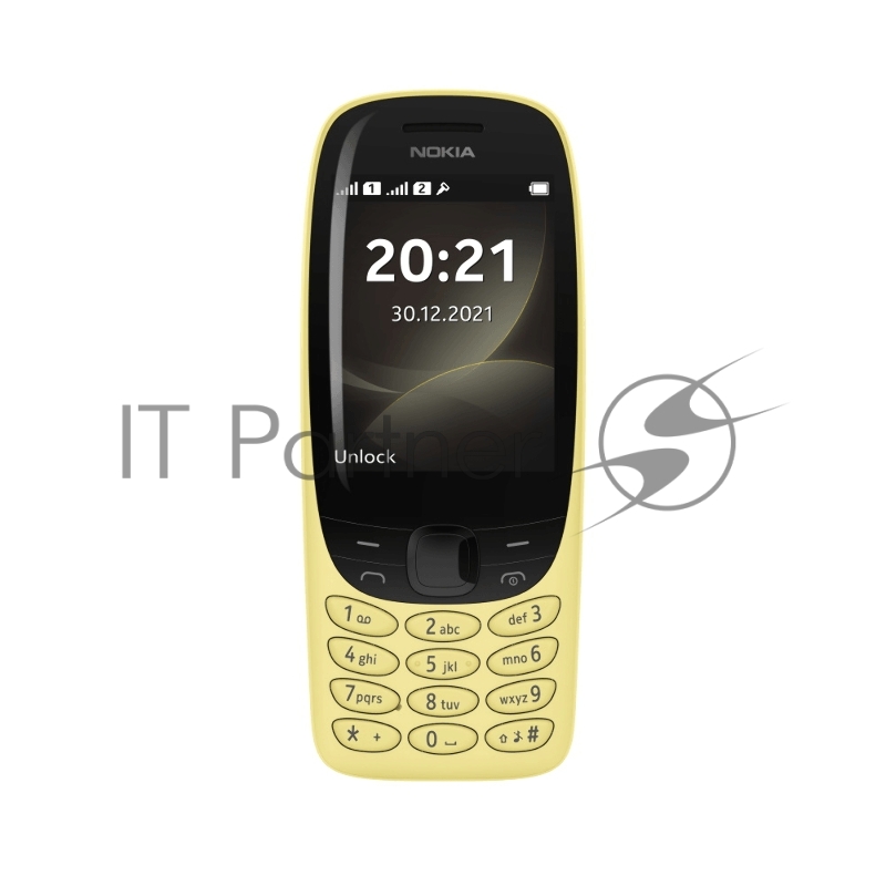 Телефон сотовый Nokia 6310 DS TA-1400 YELLOW, 2.8, 1 Core, 16MB + 8MB (ROM/RAM), 0.3 Mpix, Micro SD, up to 32GB flash, 2 Sim, GSM/GPRS 900/1800, BT v5.0, Micro-USB, MP3 player, FM Radio, 1150mAh, 104,7g, 53x131,4x13,7