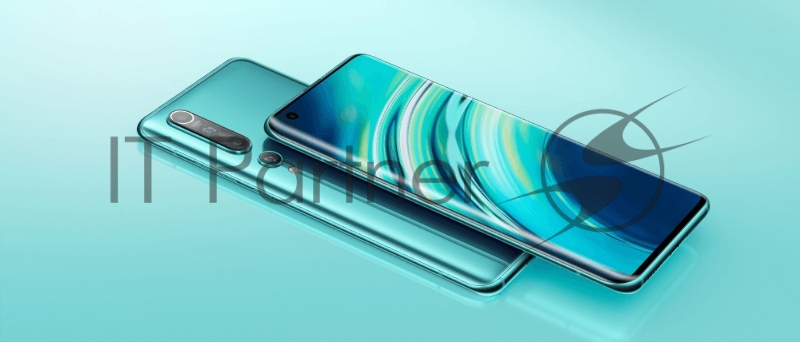 Смартфон Xiaomi Mi 10 256Gb 8Gb зеленый моноблок 3G 4G 1Sim 6.67 1080x2340 Android 10 108Mpix 802.11 a/b/g/n/ac/ax NFC GPS GSM900/1800 GSM1900 MP3 A-GPS