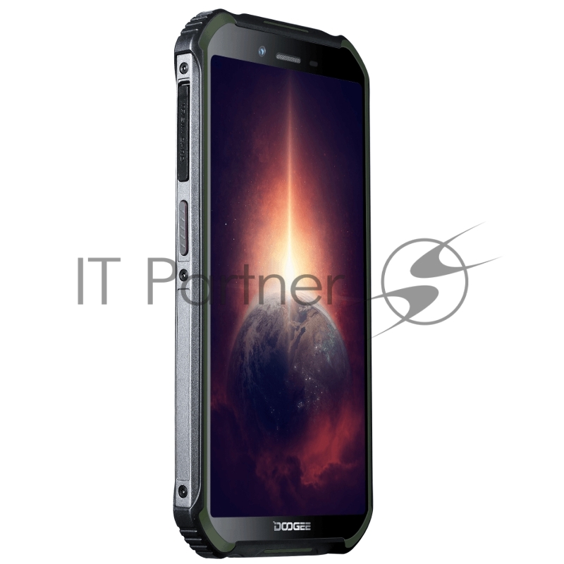 Смартфон Doogee Doogee S40 Pro Army Green, 5.45 18:9 720x1440, 1.8GHz, 8 Core, 4GB RAM, 64GB, up to 256GB flash, 13Mpix+2Mpix/5Mpix, 2 Sim, 2G, 3G, LTE, BT, Wi-Fi, NFC, GPS, Micro-USB, 4650 мА·ч, Android 10, 238 г, 158,2 ммx79,4 ммx14,1 мм