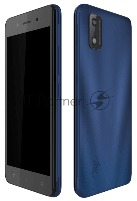 Смартфон Itel A17 W5006X 16+1 Dark blue, 5 854x480, 1.3GHz, 4 Core, 1GB RAM, 16GB, up to 128GB flash, 5Mpix/0.3Mpix, 2 Sim, 2G, 3G, G-sensor, BT v4.2, WiFi 802.11 a/b/g/n, Micro-USB, 2400mAh, Android 10 go, 155.8g, 145,2 ммx74,005 ммx9,85 мм