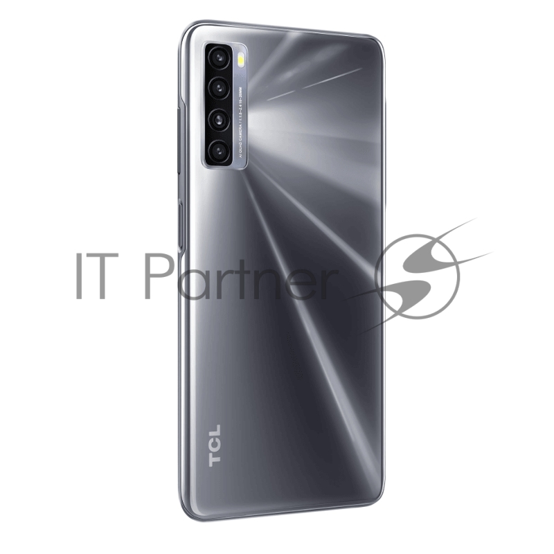 Смартфон TCL 20L Black, 16,9 cm (6.67) 20:9 1080 x 2400, 4x2,0 ГГц+4x1.8 ГГц, 8 Core, 4GB RAM, 128GB, 1 ТБ, 64 МП+ 8МП + 2МП + 2МП/16Mpix, 2 Sim, 2G, 3G, LTE, BT v5.0, Wi-Fi, NFC, GPS, Type-C, 5000mAh, Android 11, 199gx76,9 ммx9,1 мм