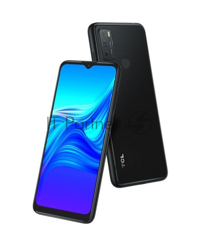 Смартфон TCL 20Y Black, 16,56 см (6.52) 20:9 720x1600, 4x1,8 ГГц+4x1,5 ГГц, 8 Core, 4GB RAM, 64GB, up to 512GB flash, 48 МП + 2 МП + 2МП/8Mpix, 2 Sim, 2G, 3G, LTE, BT v5.0, Wi-Fi, NFC, GPS, Micro-USB, 4000mAh, Android 11, 194 гx8,8 мм