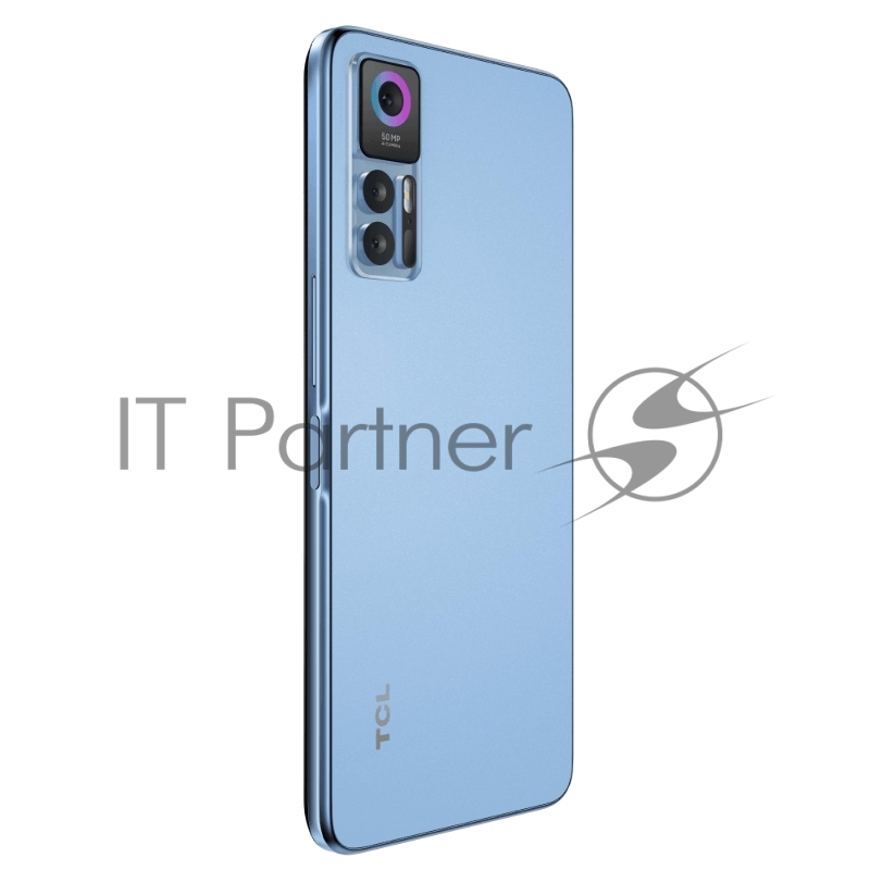 Смартфон TCL 30 Blue, 16,9 cm (6.7) 20:9 1080 x 2400, 4x2.3ГГц + 4x1.8ГГц, 8 Core, 4GB RAM, 64GB, up to 256GB flash, 50 МП + 2 МП + 2 МП/8Mpix, 2 Sim, 2G, 3G, LTE, BT v5.0, Wi-Fi, NFC, GPS, Type-C, 5000mAh, Android 12, 185g, 166,54 ммx75,24 ммx7,74 м