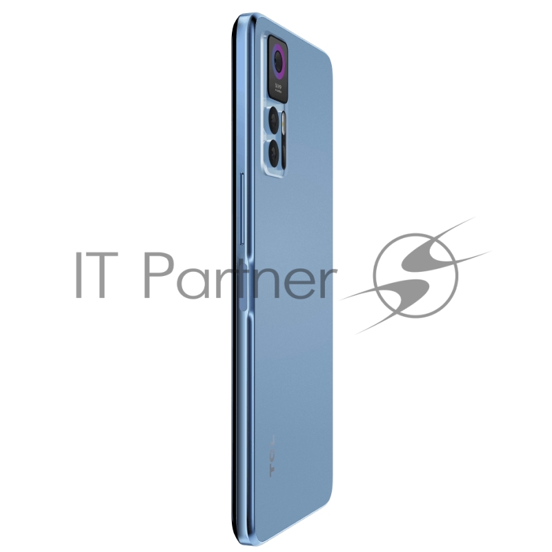 Смартфон TCL 30 Blue, 16,9 cm (6.7) 20:9 1080 x 2400, 4x2.3ГГц + 4x1.8ГГц, 8 Core, 4GB RAM, 64GB, up to 256GB flash, 50 МП + 2 МП + 2 МП/8Mpix, 2 Sim, 2G, 3G, LTE, BT v5.0, Wi-Fi, NFC, GPS, Type-C, 5000mAh, Android 12, 185g, 166,54 ммx75,24 ммx7,74 м