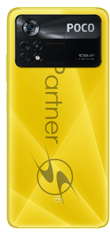 Смартфон POCO X4 Pro 5G Yellow (2201116PG), 16,9 cm (6.67) 20:9 2400 x 1080, 2 x Cortex - A78 2.2 ГГц+6 x Cortex -A55 1.7 ГГЦ, 8 Core, 6 GB, 128 GB, 108 МП+ 8 МП + 2 МП/16Mpix, 2 Sim, 2G, 3G, LTE, BL v5.1, WiFi 802.11 a/b/g/n/ac, NFC, A-GPS, GALILEO,