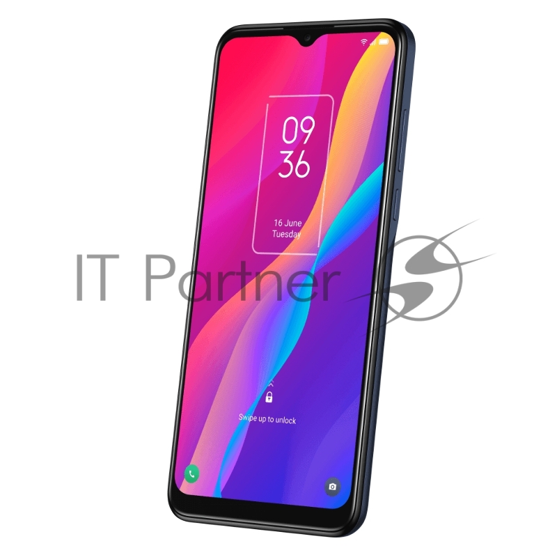 Смартфон TCL 30E Blue, 16,56 см (6.52) 20:9 720x1600, 4x1,8 ГГц+4x1,5 ГГц, 8 Core, 3GB RAM, 64GB, up to 512GB flash, 50 МП + 2 МП/5Mpix, 2 Sim, 2G, 3G, LTE, BT v5.0, Wi-Fi, NFC, GPS, Type-C, 5000mAh, Android 12, 190g, 165,2 ммx75,5 ммx8,9 мм