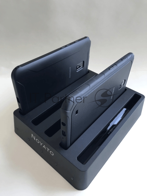 Зарядная станция для планшетов Samsung Galaxy Active Tab2, 5 слотов, Pogo pin, Short circuit protection, Output: pogo pins max. 2A, 100/240V