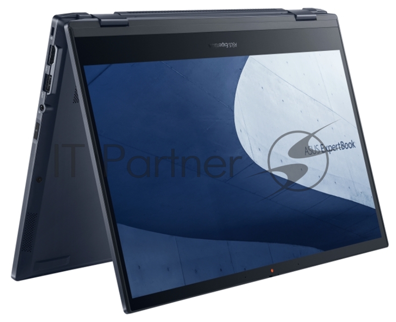 Ноутбук ASUS ExpertBook B5 Flip OLED B5302FEA-LF0804X Core i5-1135G7/8Gb/512Gb SSD/13,3 FHD OLED Touch 1920x1080/NumberPad/Wi-Fi 6/66WHrs 4-cell Li-ion/Windows 11 Pro/1,2Kg/Star Black/Mg+Al body,Micro HDMI to