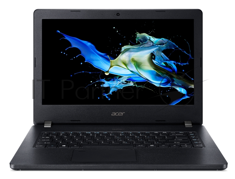 Ноутбук Acer TMP214-52-38T5 TravelMate 14.0 FHD(1920x1080) nonGLARE/Intel Core i3-10110U 2.10GHz Dual/4 GB+256GB SSD/Integrated/WiFi/BT5.0/1 MP/SD,SDXC,SDHC/Fingerprint/3c kg/W10Pro/3Y/BLACK