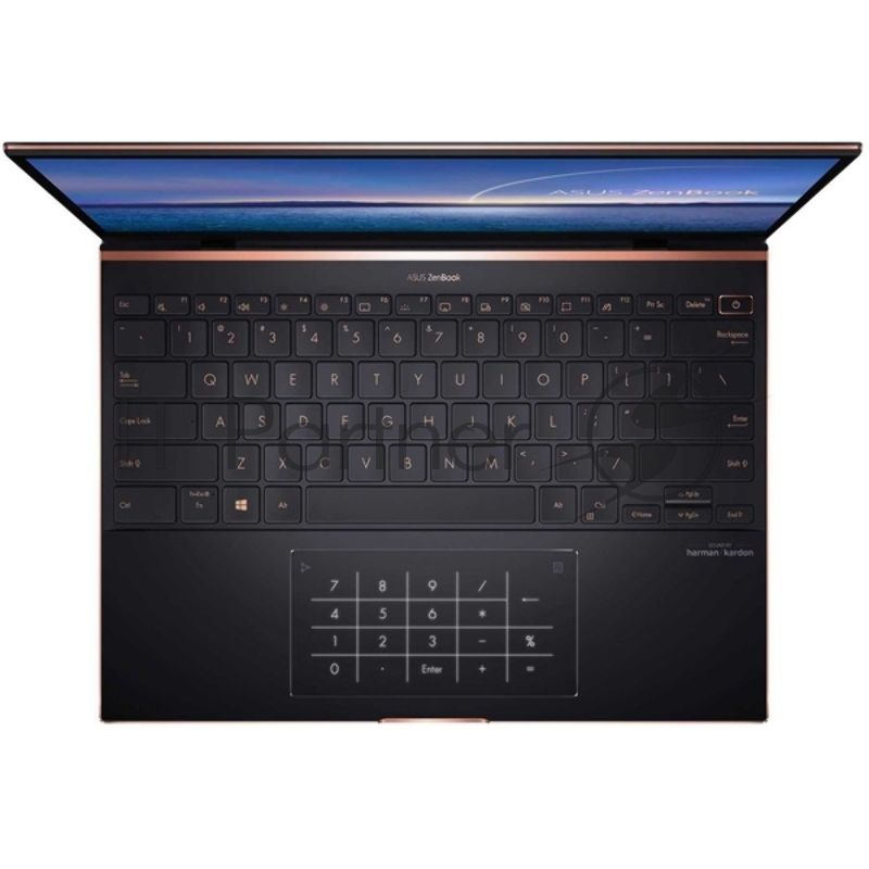 Ноутбук ASUS Zenbook S XMAS UX393EA-HK001T Intel Core i7-1065G7/16Gb 4266Mhz LPDDR4x/1Tb SSD/13,9”(3300 x 2200),ratio 3:2/500 nit TOUCH/WiFi6/NumPad/Windows 10 Home/1.3Kg/Black/