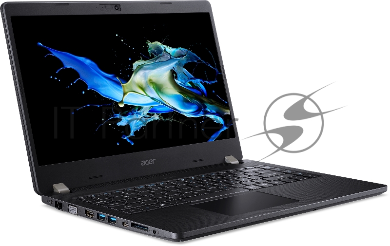 Ноутбук Acer TravelMate P2 TMP214-52-36HS 14 (1920x1080 (матовый)) / Intel Core i3 10110U(2.1Ghz)/8192Mb/128SSDGb 3y/1.6kg/Black/DOS