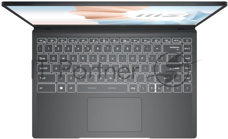 Ноутбук MSI Modern 14 B11MOU-636RU 14(1920x1080 (матовый) IPS)/Intel Core i5 1155G7(2.5Ghz)/8192Mb/512PCISS Iris Xe Graphics/Cam/BT/WiFi/war 1y/1.2kg/Carbon Grey/W10