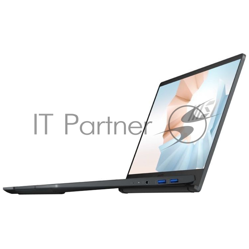 Ноутбук MSI Modern 14 B11MOU-636RU 14(1920x1080 (матовый) IPS)/Intel Core i5 1155G7(2.5Ghz)/8192Mb/512PCISS Iris Xe Graphics/Cam/BT/WiFi/war 1y/1.2kg/Carbon Grey/W10