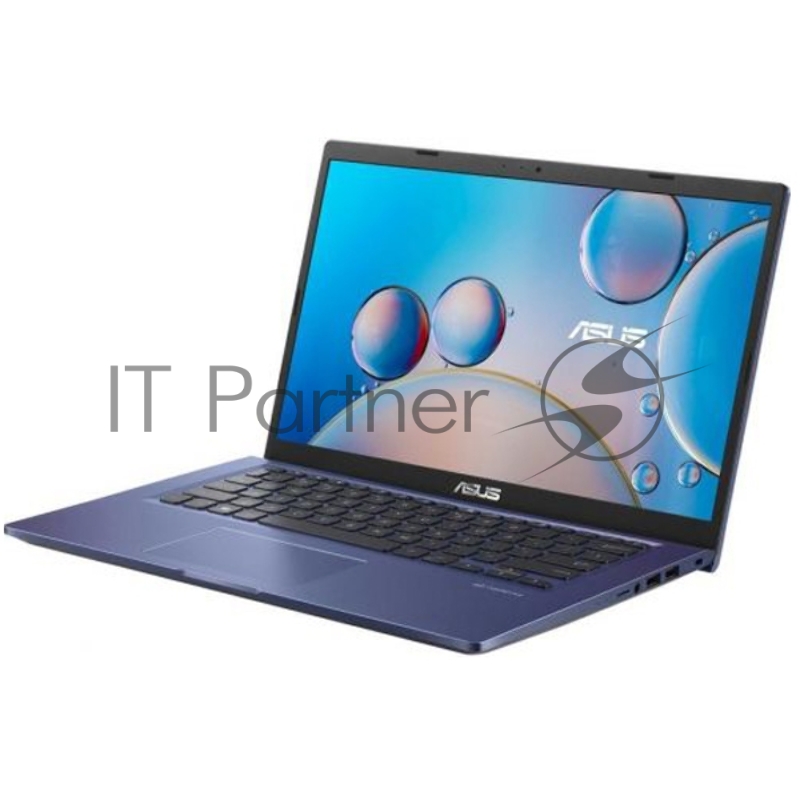 Ноутбук Asus X415JF-EK155T Pentium 6805 4Gb SSD256Gb NVIDIA GeForce Mx130 2Gb 14 TN FHD (1920x1080) Windows 10 blue WiFi BT Cam