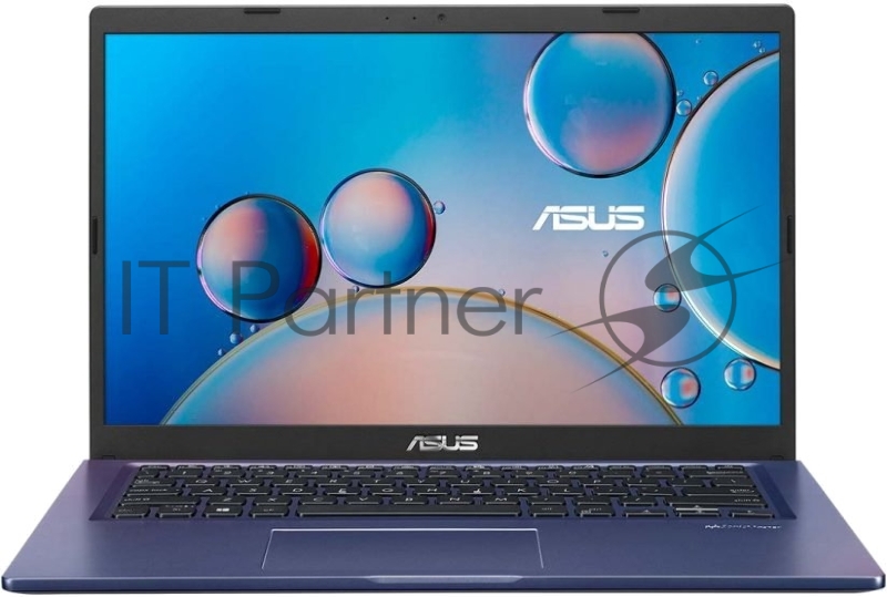 Ноутбук Asus X415JF-EK155T Pentium 6805 4Gb SSD256Gb NVIDIA GeForce Mx130 2Gb 14 TN FHD (1920x1080) Windows 10 blue WiFi BT Cam