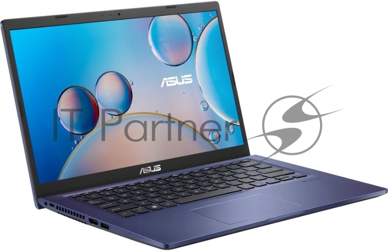Ноутбук Asus X415JF-EK155T Pentium 6805 4Gb SSD256Gb NVIDIA GeForce Mx130 2Gb 14 TN FHD (1920x1080) Windows 10 blue WiFi BT Cam
