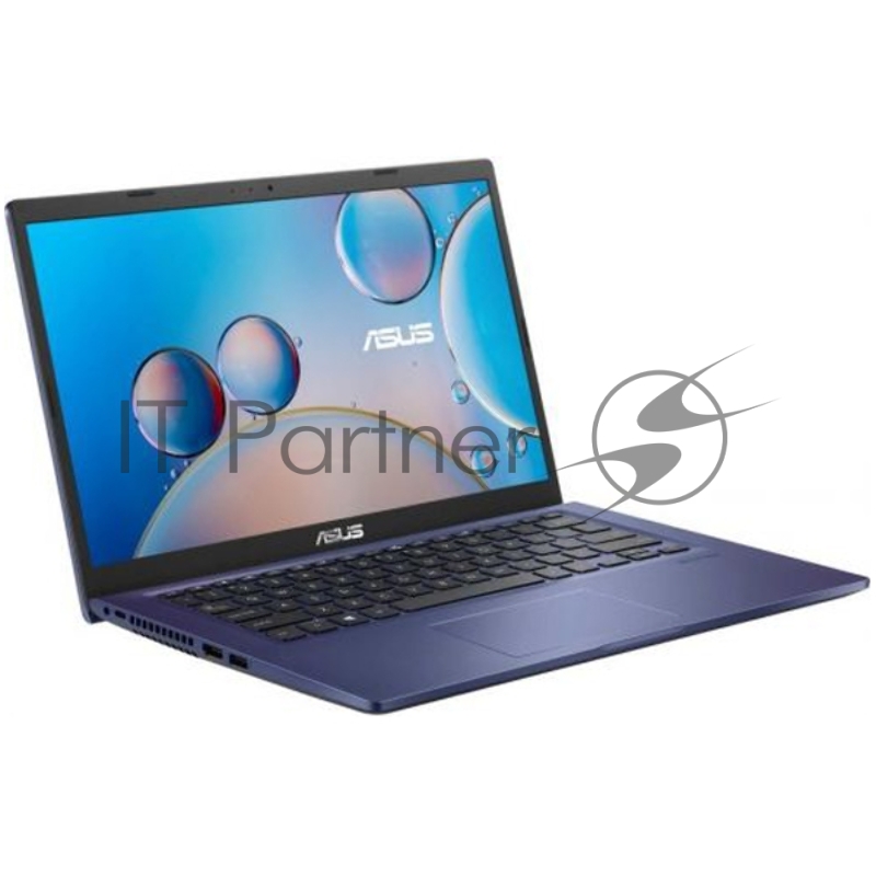 Ноутбук Asus X415JF-EK155T Pentium 6805 4Gb SSD256Gb NVIDIA GeForce Mx130 2Gb 14 TN FHD (1920x1080) Windows 10 blue WiFi BT Cam