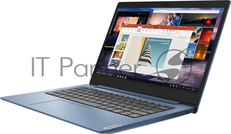 Ноутбук Lenovo IdeaPad 1 14ADA05 14(1920x1080)/AMD Athlon Silver 3050U(2.3Ghz)/4096Mb/128SSDGb/ Radeon/Cam/BT/WiFi/35WHr/war 1y/1.4kg/blue/DOS + 45W