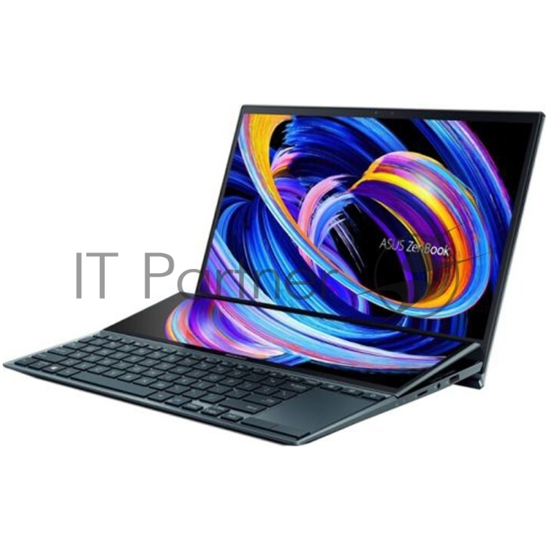 Ноутбук ASUS UX482EA-HY219T Evo Touch +Sleeve+Stand+Stylus 14 (1920x1080 (матовый) IPS)/Touch/Intel Core i7 1165G7(2.8Ghz)/16384Mb/512PCIS Iris Xe Graphics/Cam/BT/WiFi/1.57kg/Ce Blue/W10 + ScreenPad Plus