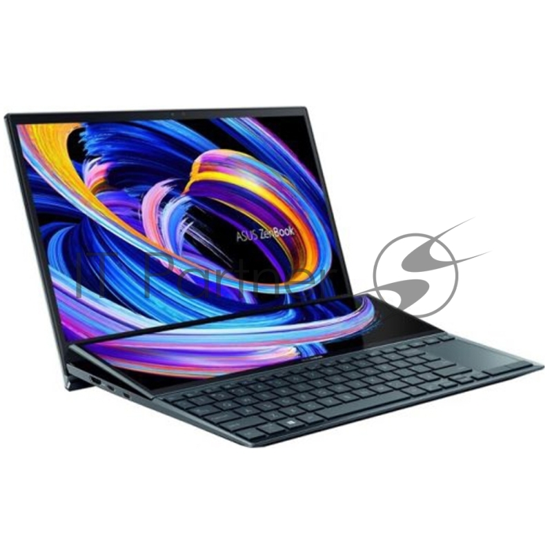 Ноутбук ASUS UX482EA-HY035T DUO Evo Touch +Stylus+Stand+bag 14 (1920x1080 (матовый) IPS)/Touch/Intel Core i5 1135G7(2.4Ghz)/16384Mb/512PCIS Iris Xe Graphics/Cam/BT/WiFi/war 1y/1.57kg/Celestial Blue/W10 + ScreenPad