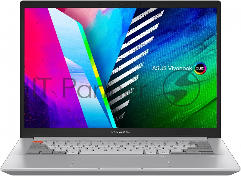 Ноутбук ASUS N7400PC-KM059 14 (2880x1800 OLED 90Hz 16:10)/Intel Core i5 11300H(3.1Ghz)/16384Mb/512SSD+ OptaneGb/noDVD/Ext:nVidia GeForce RTX3050(4096Mb)/Cam/BT/WiFi/1. Silver/DOS
