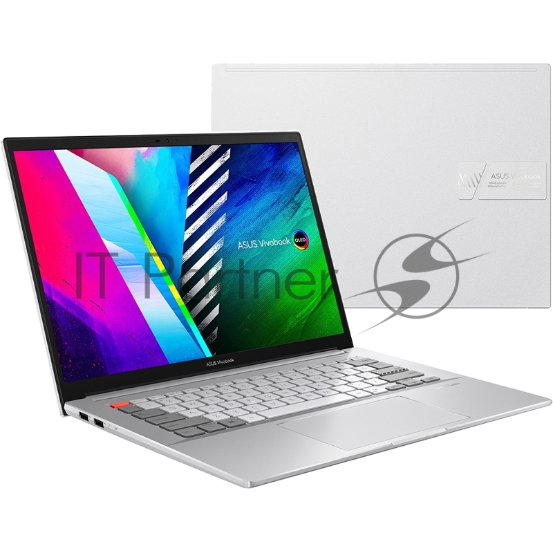 Ноутбук ASUS N7400PC-KM059 14 (2880x1800 OLED 90Hz 16:10)/Intel Core i5 11300H(3.1Ghz)/16384Mb/512SSD+ OptaneGb/noDVD/Ext:nVidia GeForce RTX3050(4096Mb)/Cam/BT/WiFi/1. Silver/DOS