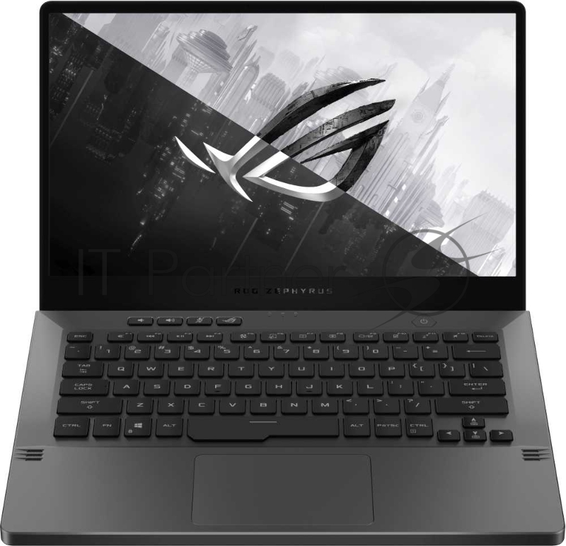 Ноутбук ASUS ROG GA401QM-K2200T +bag 14 (2560x1440 (матовый, 120Hz) IPS)/AMD Ryzen 7 5800HS(3Ghz)/16384Mb/1024PCISS GeForce RTX3060(6144Mb)/BT/WiFi/war 2y/1.7kg/Eclipse Gray AniMe Matrix version/W10
