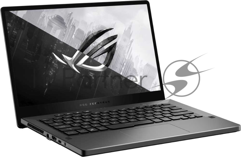 Ноутбук ASUS ROG GA401QM-K2200T +bag 14 (2560x1440 (матовый, 120Hz) IPS)/AMD Ryzen 7 5800HS(3Ghz)/16384Mb/1024PCISS GeForce RTX3060(6144Mb)/BT/WiFi/war 2y/1.7kg/Eclipse Gray AniMe Matrix version/W10