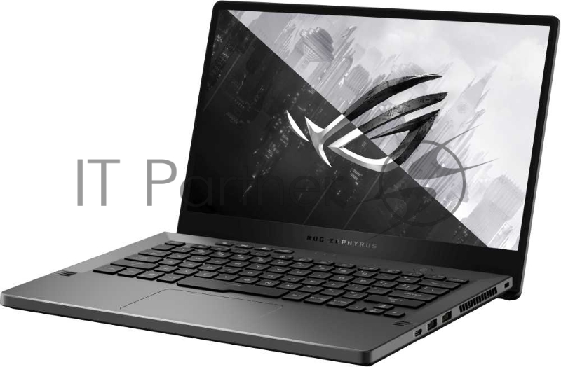 Ноутбук ASUS ROG GA401QM-K2200T +bag 14 (2560x1440 (матовый, 120Hz) IPS)/AMD Ryzen 7 5800HS(3Ghz)/16384Mb/1024PCISS GeForce RTX3060(6144Mb)/BT/WiFi/war 2y/1.7kg/Eclipse Gray AniMe Matrix version/W10