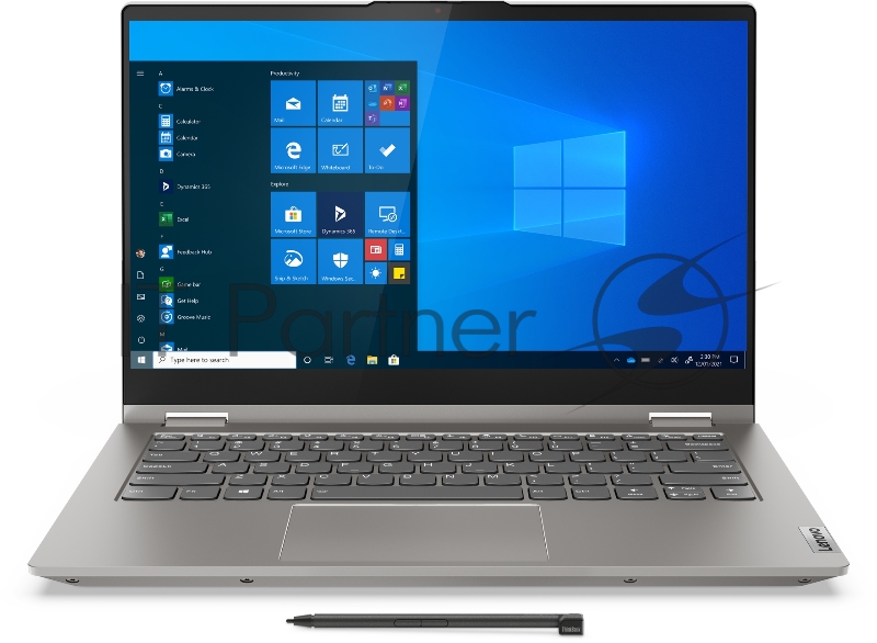 Ноутбук Lenovo ThinkBook 14s Yoga ITL 14.0FHD_GL_300N_MT_N_SRGB/ CORE_I5-1135G7_2.4G_4C_MB/ 8GB DDR4 3200 (8 распаяно + свободный слот)/ 256GB_SSD_M.2_2242_G3_TLC/ / INTEGRATED_GRAPHICS/ WLAN_2X2AX+BT/ FINGERPRINT_READER/ 720P_HD_CAMERA_WITH_ARRAY_MI