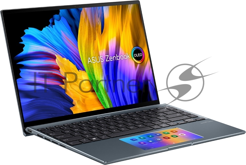 Ноутбук ASUS UX5400EA Intel i5-1135G7/8Gb/512Gb SSD/14,0 2.8K Glossy/Wi-Fi/Win11 Pine Grey + Sleeve + Stylus + USB-A to RJ45 gigabit ethernet adapter