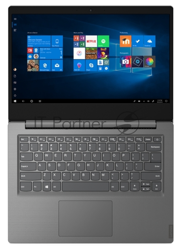 Ноутбук Lenovo V14-ADA Athlon Gold 3150U 4Gb SSD256Gb UMA 14 TN HD (1366x768) Free DOS grey WiFi BT Cam