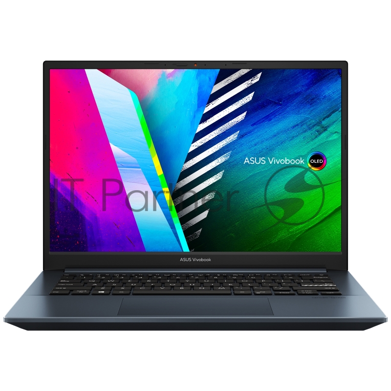 Ноутбук Asus Vivobook Pro 14 OLED K3400PH-KM108W Core i5 11300H 16Gb SSD512Gb NVIDIA GeForce GTX 1650 4Gb 14 OLED WQXGA+ (2880x1800) Windows 11 blue WiFi BT Cam