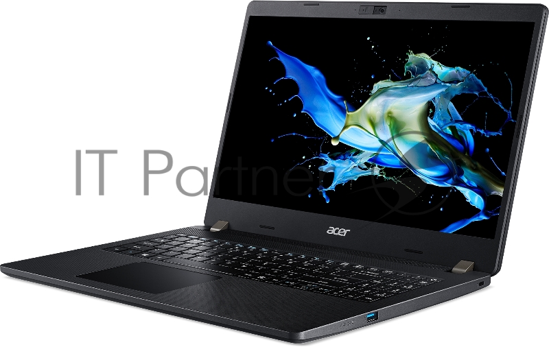 Ноутбук ACER TravelMate P2, 15,6 FHD (1920х1080) IPS, i3-10110U 2.10 Ghz, 4 GB DDR4, 256GB PCIe NVMe SSD, UHD Graphics , WiFi, BT, HD camera, FPR, 48Wh, Win 10 Pro, 3 CI, Black