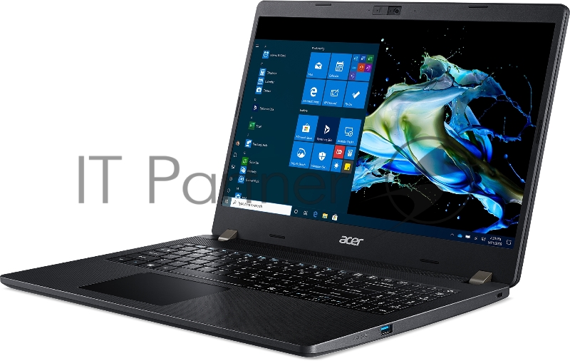 Ноутбук Acer TravelMate P2 TMP215-52-35RG Core i3 10110U/8Gb/SSD256Gb/Intel UHD Graphics 620/15.6/FHD (1920x1080)/Windows 10 Professional/black/WiFi/BT/Cam