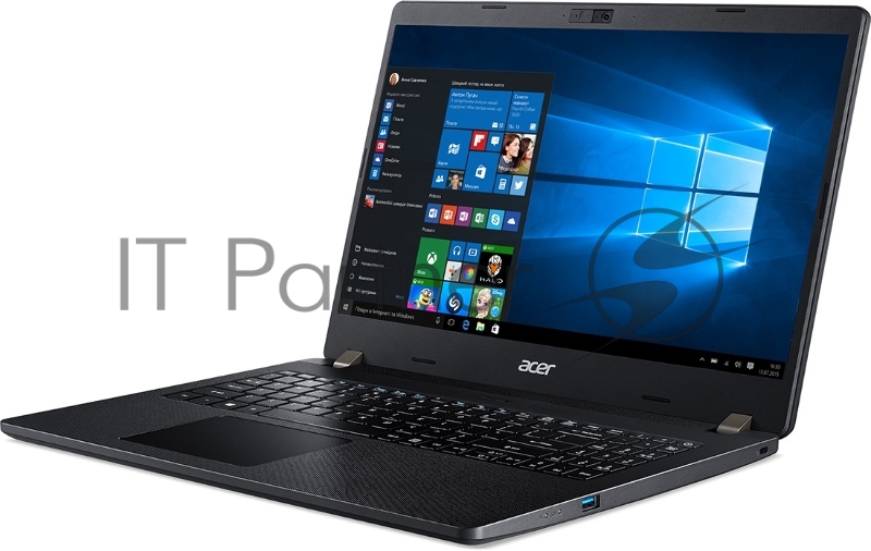 Ноутбук Acer TravelMate P2 TMP215-52-35RG Core i3 10110U/8Gb/SSD256Gb/Intel UHD Graphics 620/15.6/FHD (1920x1080)/Windows 10 Professional/black/WiFi/BT/Cam