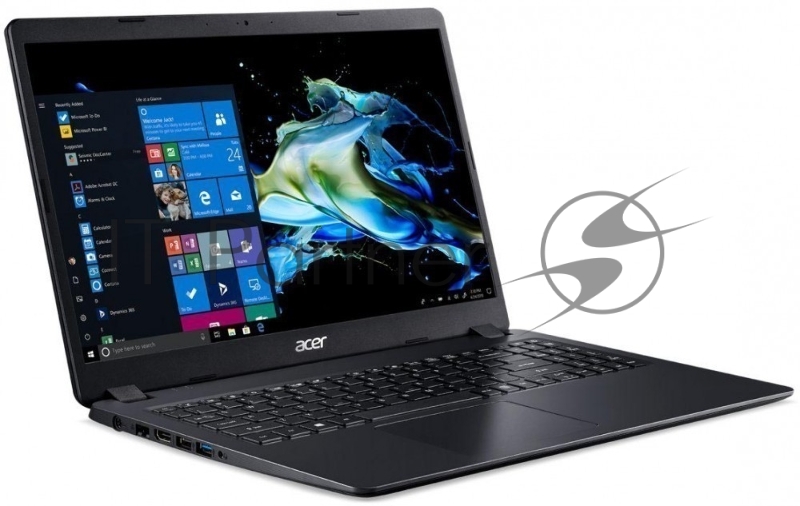 Ноутбук Acer EX215-52-33MM Extensa 15.6 FHD(1920x1080) nonGLARE/Intel Core i3-1005G1 1.20GHz Dual/8 GB+256GB SSD/Integrated/WiFi/BT5.0/0,3 MP/1,9 kg/W10Pro/1Y/BLACK