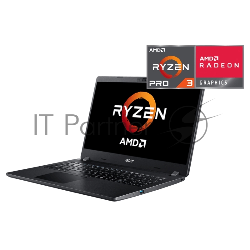Ноутбук ACER TravelMate P2 TMP215-41-R74Q 15.6 FHD (1920x1080) IPS, Ryzen 3 PRO 4450U 2.5G, 8GB DDR4, 512GB PCIe NVMe SSD, WiFi 6, BT, FPR, HD Cam, 48Wh, 45W, Win 10 Pro, 3Y CI