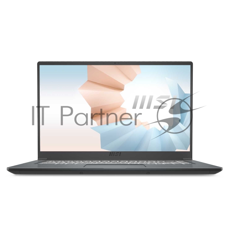 Ноутбук MSI Modern 15 A11SBU-659XRU TigerLake i5-1135G7/8GB/512GB SSD/noODD/15.6 FHD,60Hz IPS/MX450, GDDR5 2GB/WiFi+BT/Dos/Carbon Grey