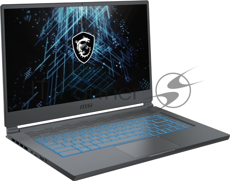 Ноутбук MSI Stealth 15M A11UEK-275RU Core i7 11375H 16Gb SSD512Gb NVIDIA GeForce RTX 3060 6Gb 15.6 IPS FHD (1920x1080) Windows 10 grey WiFi BT Cam
