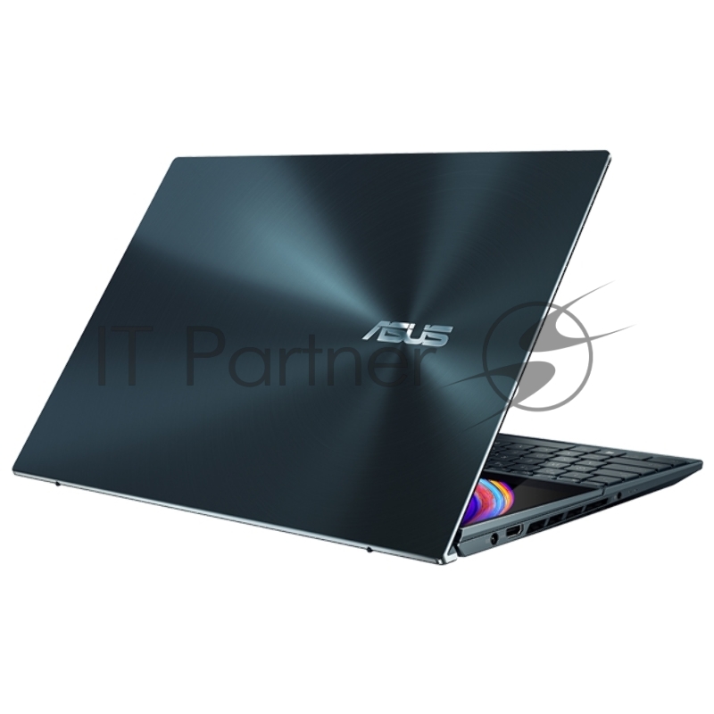 Ноутбук ASUS UX582LR-H2004T Touch +Plamrest+Sleeve+Stylus+Stand 15.6 (3840x2160 OLED)/Touch/Intel Core i7 10870H(2.2Ghz)/16384Mb/1024PCI GeForce RTX3070(8192Mb)/Cam/BT/WiFi/2. Blue/W10 + Support NumberPad/ScreenPad