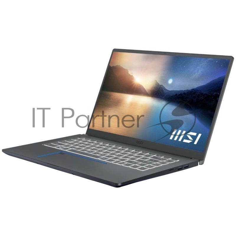 Ноутбук MSI Prestige 15 A11UC-070RU Core i5 1155G7 16Gb SSD512Gb NVIDIA GeForce RTX 3050 4Gb 15.6 IPS FHD (1920x1080) Windows 10 grey WiFi BT Cam