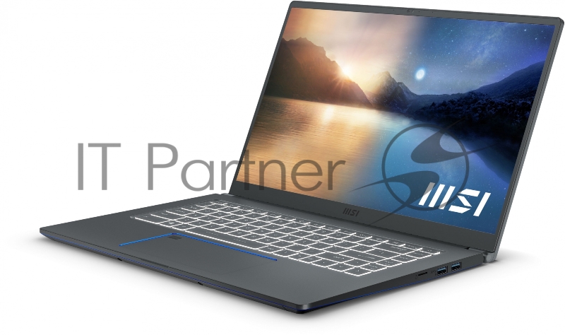 Ноутбук MSI Prestige 15 A11UC-070RU Core i5 1155G7 16Gb SSD512Gb NVIDIA GeForce RTX 3050 4Gb 15.6 IPS FHD (1920x1080) Windows 10 grey WiFi BT Cam