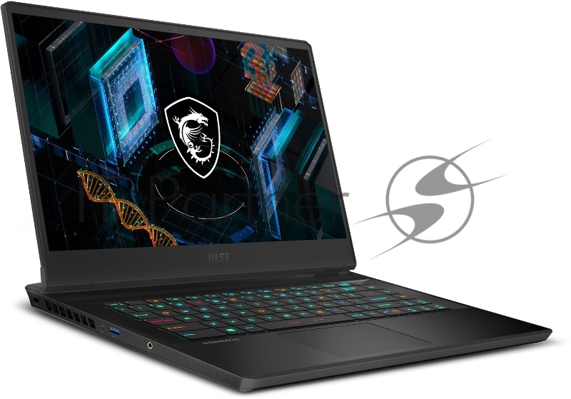 Ноутбук 15.6 IPS FHD MSI GP66 12UGS-403RU black (Core i7 12700H/16Gb/1Tb SSD/3070Ti 8Gb/W11) (9S7-154422-403)